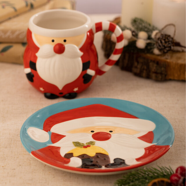 PLATO DE SERVIR PAPA NOEL - PRICE & KENSINGTON